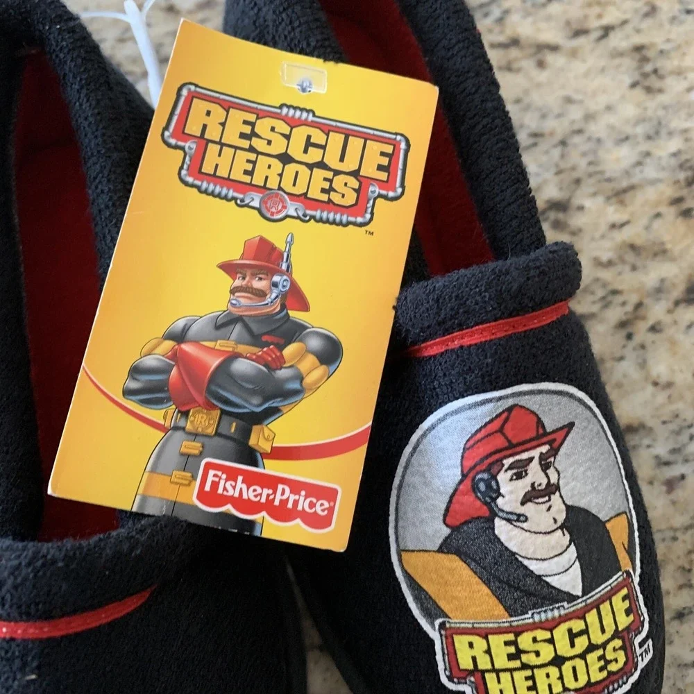 Rescue Heroes Kids Slippers Size 11-121/2 New With Tags